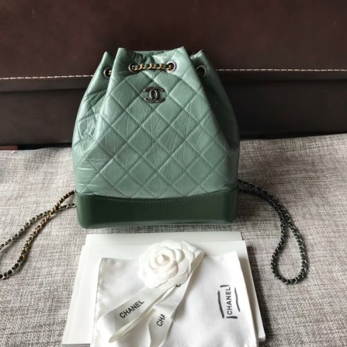 Plecak Chanel 2018 Original Calfski Skin Leather 81229 Green