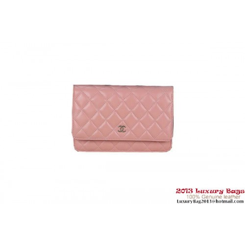 Torebka Chanel A33814 Original Sheepskin Leather mini Flap Bag Light Pink