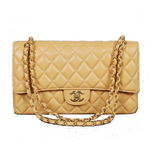 Torebka Chanel Classic Flap Bag 1113 Apricot Sheep Leather Gold