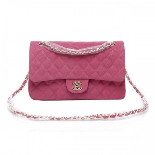 Torebka Chanel Classic Flap Bag z serii 2.55, oryginalny nubuk, wzór Cannage CHA1112, brzoskwiniowy