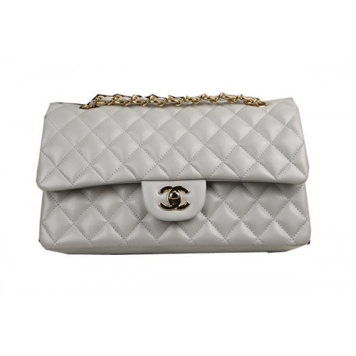 Torebka Chanel Classic Flap Bag z serii 2.55 Original Sheepskin CHA1112 OffWhite