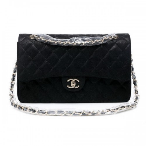 Torebka Chanel Classic Flap Bag Cannage Pattern CHA1113 Black