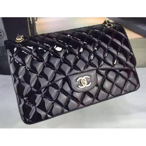 Torebka Chanel Classic Flap Bag Original Patent Leather CHA7212 Black