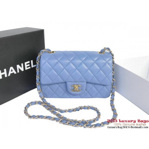 Torebki Chanel Classic Flap Bags Lavender Original Sheepskin Leather A1116 Gold