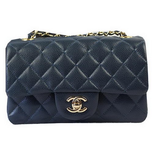 Torebka Chanel Classic MINI Flap Bag Royal Cannage Pattern CF1119 Gold