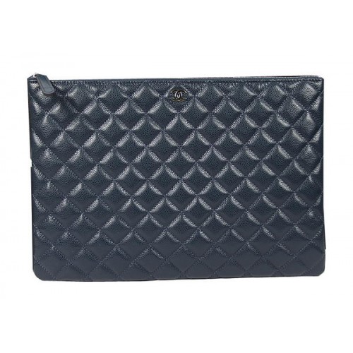 Torebka kopertówka Chanel Original Cannage Pattern Leather A69254 A69253 Royal
