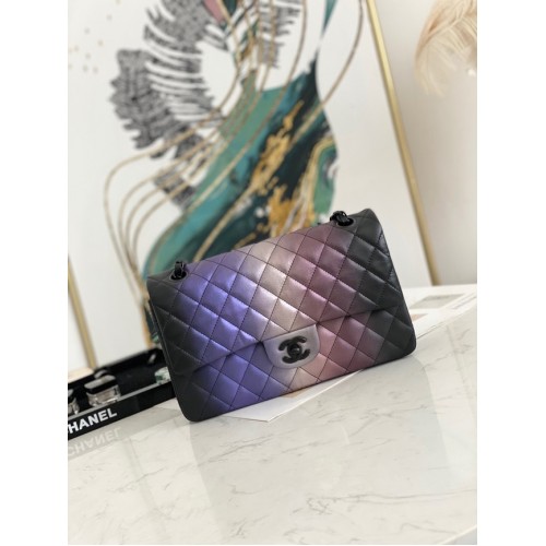 Torebka na ramię Chanel Flap Mirage Lambskin AS1112 czarna