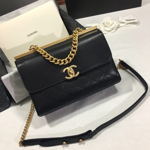 Torebka na ramię Chanel Flap Original Cowhide 56987 czarna