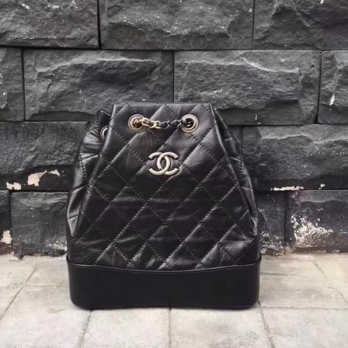 Torebka Chanel Hobo Oryginalna skóra owcza A92994 Czarna