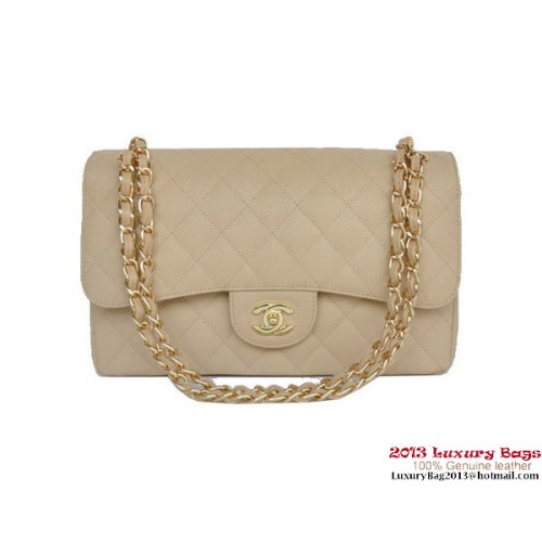 Torba Chanel Jumbo Quilted Classic Cannage Patterns Flap Bag A58600 Apricot Gold