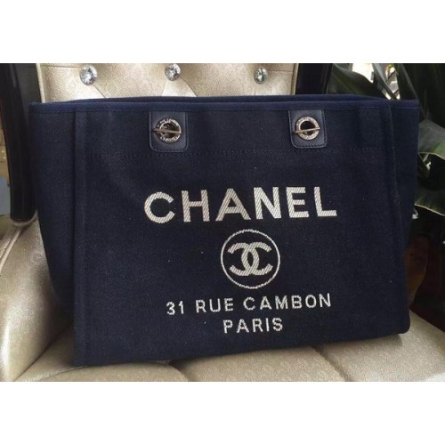 Torba na zakupy Chanel Medium Canvas Tote A1679M Czarna