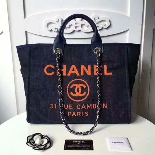 Torba Chanel Medium Original Canvas Leather Tote na zakupy 66941F
