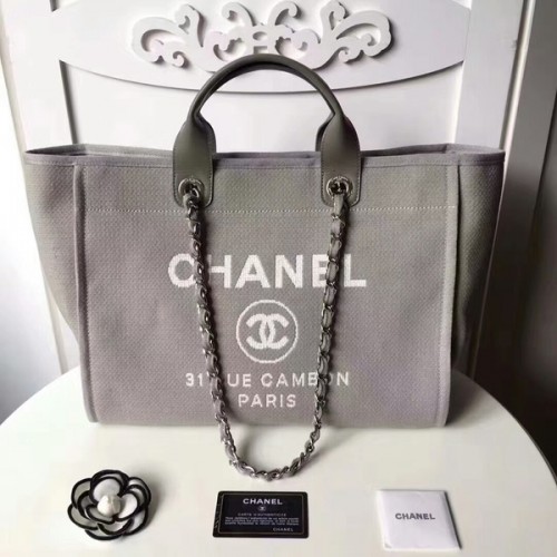 Torba Chanel Medium Original Canvas Leather Tote na zakupy 66941L