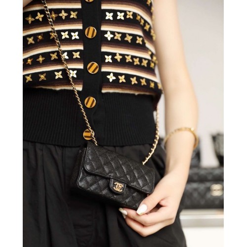 Torebka Chanel Mini Original Leather Bag 1116 Black