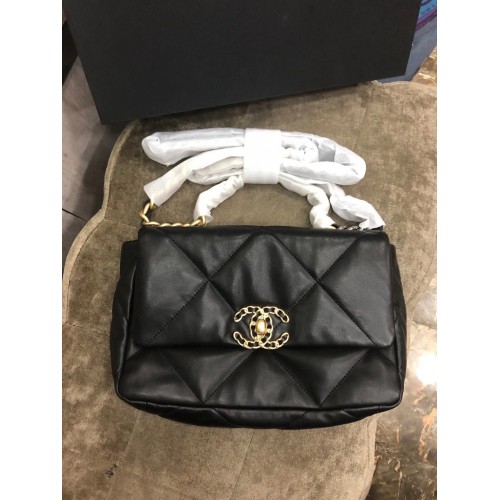 Torebka Chanel Origianl Leather 19 Flap Bag AS1160 Black