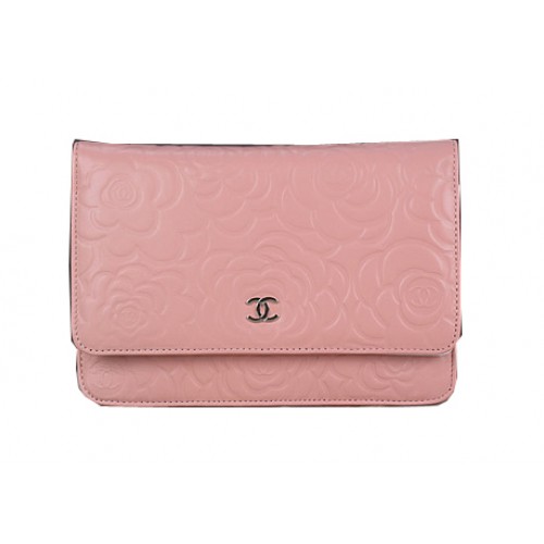 Torebka Chanel Original Camellia Leather mini Flap Bag CHA33814 Pink