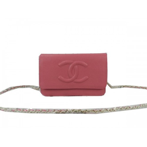 Torebka Chanel Original Cannage Patterns Leather mini Flap Bag CHA48654 Pink