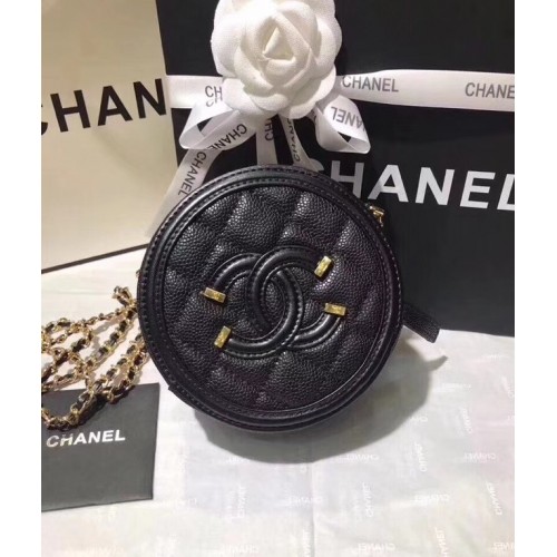 Kopertówka Chanel Original z łańcuszkiem A81599 czarna
