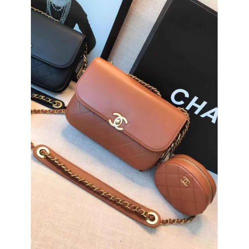 Torebka Chanel Original Leather Bag C5787 Brown