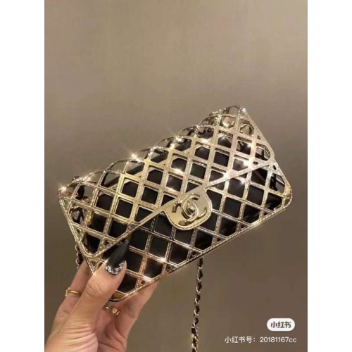 Torebka Chanel Original Leather Hollow Bag 1112 Gold
