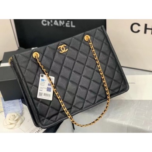 Torba na zakupy Chanel Original Leather AS2360 czarna