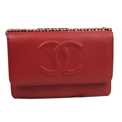 Torebki Chanel Original Leather mini Flap Bags A48654 Red