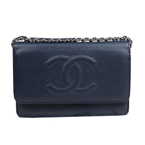 Torebki Chanel Original Leather mini Flap Bags A48654 Royal