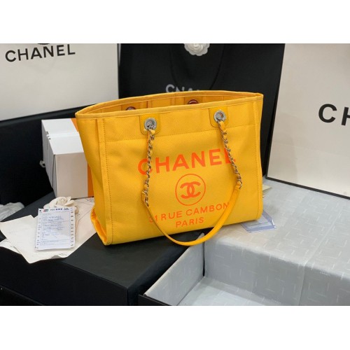 Torba na zakupy Chanel Original Medium 67001 Yellow