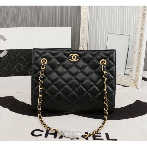 Torba na zakupy Chanel Original Original Leather A05360 Czarna
