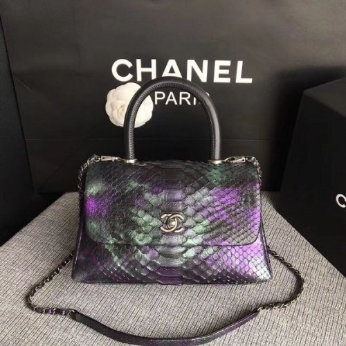 Torba Chanel Original Python Leather Tote Bag 8119C