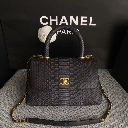 Torba Chanel Original Python Leather Tote Bag 8119E
