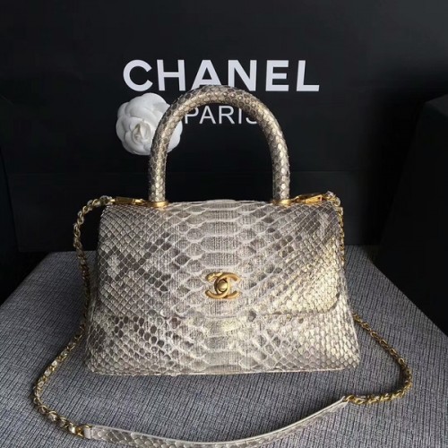 Torba Chanel Original Python Leather Tote Bag 8119G