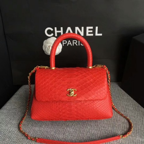 Torba Chanel Original Python Leather Tote Bag 8119K