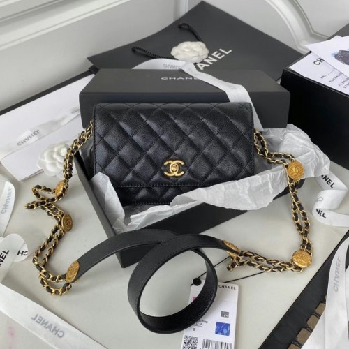 Torebka Chanel SMALL FLAP AP2840 czarna