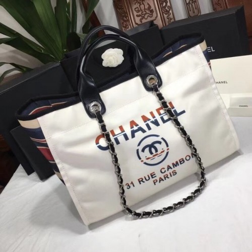 Torba na zakupy Chanel 66941 Biała