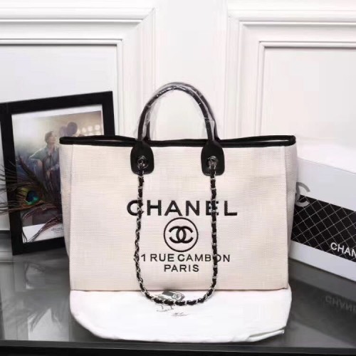 Torba na zakupy Chanel A66941 Biała