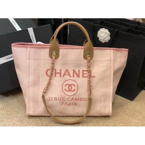 Torba na zakupy Chanel A66941 różowa