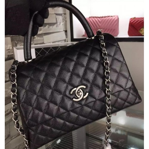 Torba na ramię Chanel Original Caviar Leather A7779 Czarna