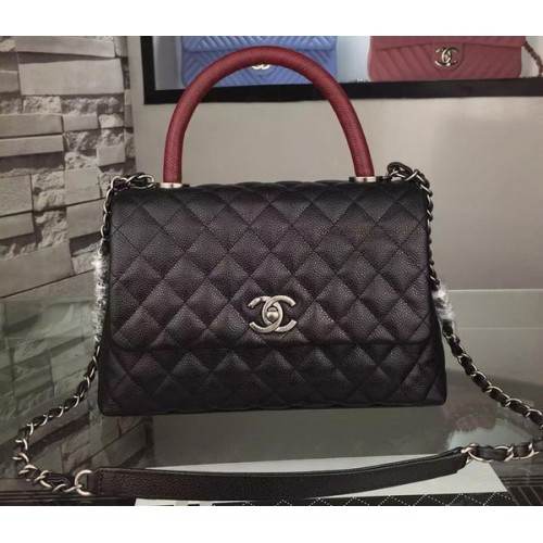 Torba na ramię Chanel Original Caviar Leather A7780 Czarna
