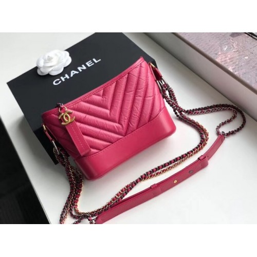Chanel Gabrielle mała torebka typu hobo A91810 różowa