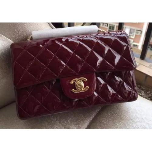 Torebka Chanel mini Classic Flap Bag Original Patent A1116 Burgundy