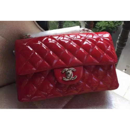 Torebka Chanel mini Classic Flap Bag Original Patent A1116 Red