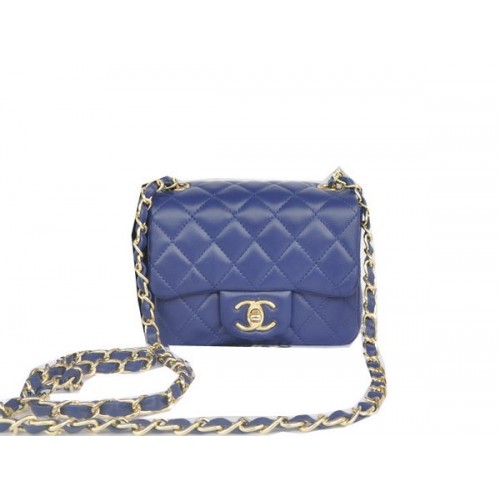 Torebka Chanel mini Classic Flap Bag Royal Original Sheekskin CHA1115 Gold
