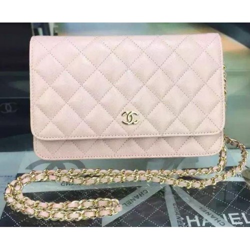 Torebka Chanel mini Flap Bag Pink Cannage Pattern A8373 Gold