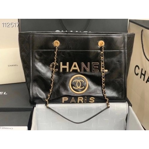 Torba na zakupy Chanel A67001 czarna