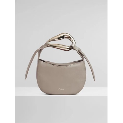 Torebka Chloe Original Calfskin Leather Bag 3S1350 grey