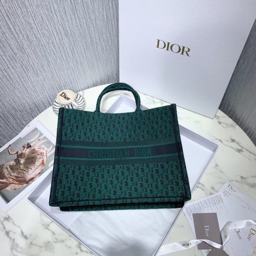 TORBA DIOR BOOK TOTE Z HAFTEM Z PŁÓTNA M1287-8