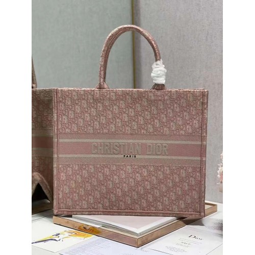 DIOR BOOK TOTE Haft C1286-3 różowy