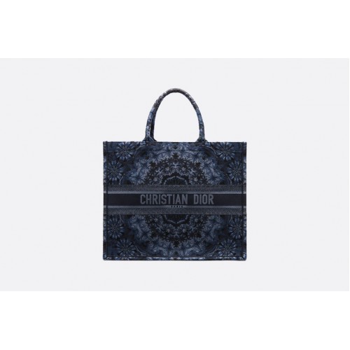 DIOR BOOK TOTE KALEIDIORSCOPIC BAG M1286ZRIO niebieski