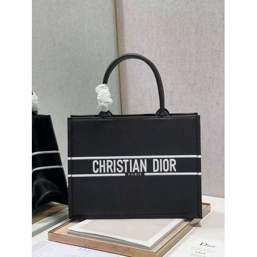 TORBA DIOR BOOK TOTE ze skóry Constellation Haft M1296ZR czarna